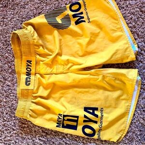 Moya Brand Gold Grappling Jiujitsu Shorts